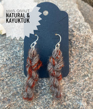 Load image into Gallery viewer, Qiviut Mini-Skein Earrings