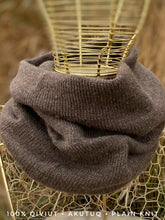 Load image into Gallery viewer, Qiviut Nuleelaguut/Neck Warmer: double layer (made to order)