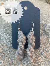 Load image into Gallery viewer, Qiviut Mini-Skein Earrings