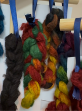 Load image into Gallery viewer, Hand-painted Spinning Fibre