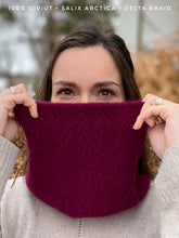 Load image into Gallery viewer, Qiviut Nuleelaguut/Neck Warmer: double layer (made to order)