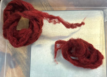 Load image into Gallery viewer, Qiviut Sock Blend Dyed Pencil Roving Bits & Ends