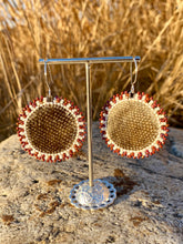 Load image into Gallery viewer, Fishskin Medallion Earrings
