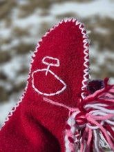 Load image into Gallery viewer, Vintage Wool Mitts with Braided String