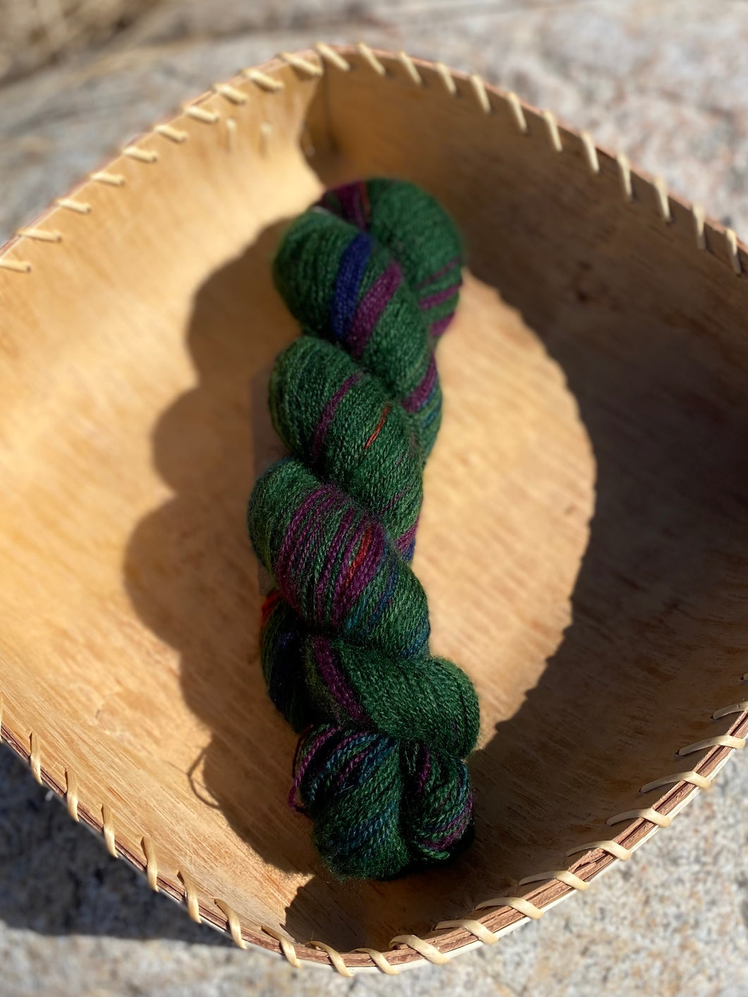 100% Qiviut Yarn (Multicoloured/Striping): 2 oz