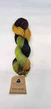 Load image into Gallery viewer, Hand-Painted Qiviut Sock Yarn: You Can’t See Me in the Forest (3.5oz)
