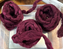 Load image into Gallery viewer, Qiviut Sock Blend Dyed Pencil Roving Bits &amp; Ends
