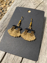Load image into Gallery viewer, Beaded Golden Ulu Earrings
