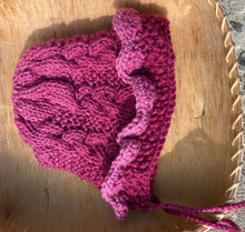 Load image into Gallery viewer, Handknit Baby Bonnet
